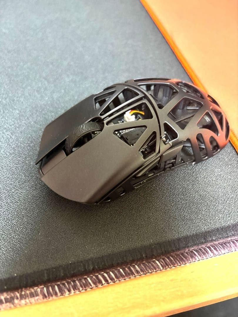 WLmouse Beast X Wireless Gaming Mouse Skeleton Design Black Tested
