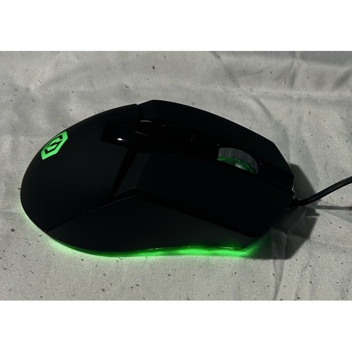 CYBERPOWERPC Gaming Optical Mouse RGB Wired Black Elite Pro