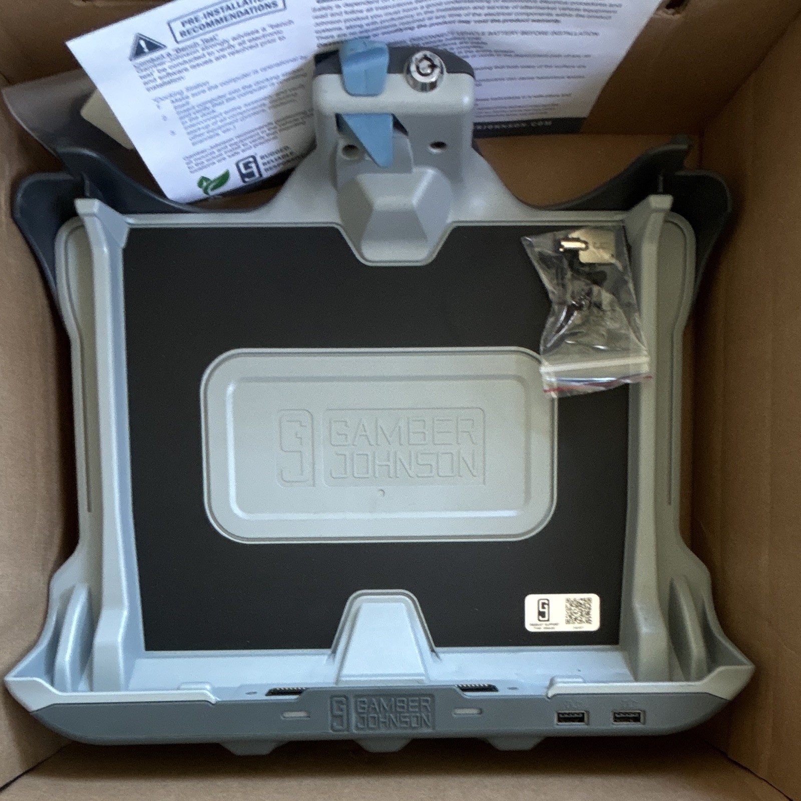 Gamber-Johnson 7160-1084-00 Getac K120 Tablet Dock No RF Open Box 6️⃣