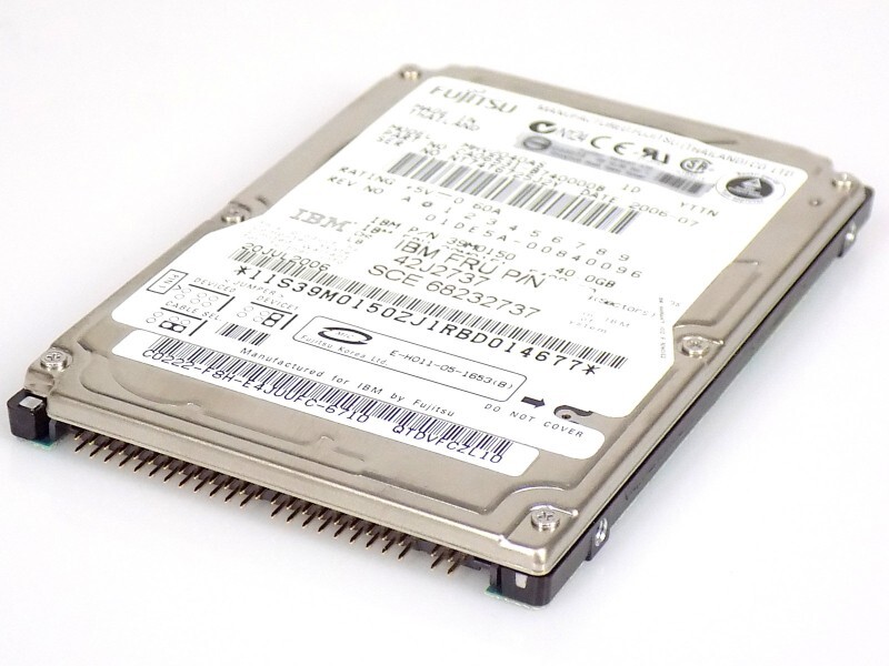 40GB IBM 42J2737 Fujitsu MHV2040AS 2.5 inch P-ATA IDE 5400rpm HDD Hard Drive