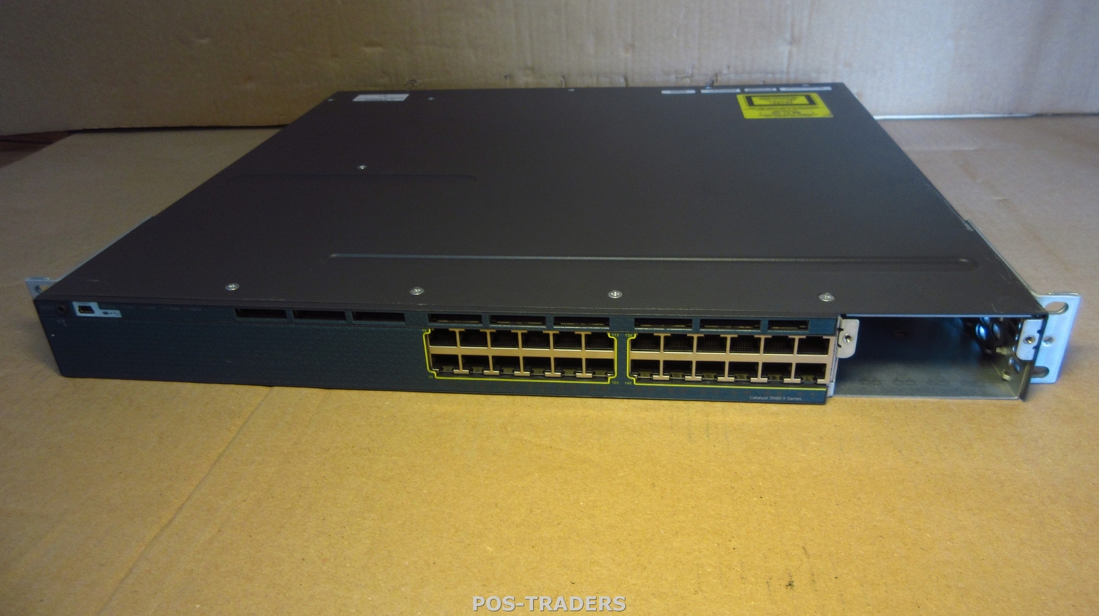 Cisco WS-C3560X-24T-S V01 24-Port Gigabit LAN Switch - 2x C3KX-PWR-350WAC + RACK