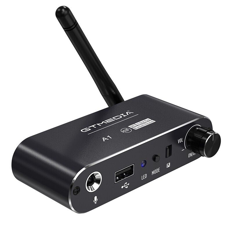 GTMEDIA A1 Bluetooth 5.2 Receiver USB Home TV Car Stereo Audio Adapter w/Remote
