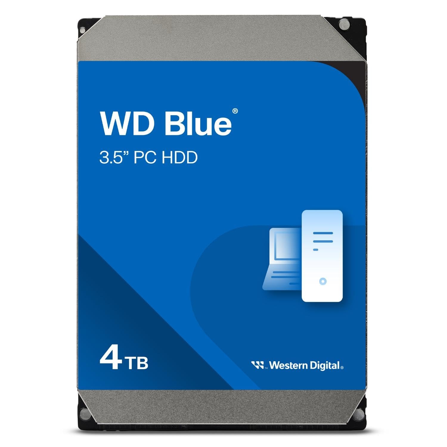 Western Digital 4TB WD Blue PC Internal Hard Drive HDD 5400 RPM SATA 6 Gb/s