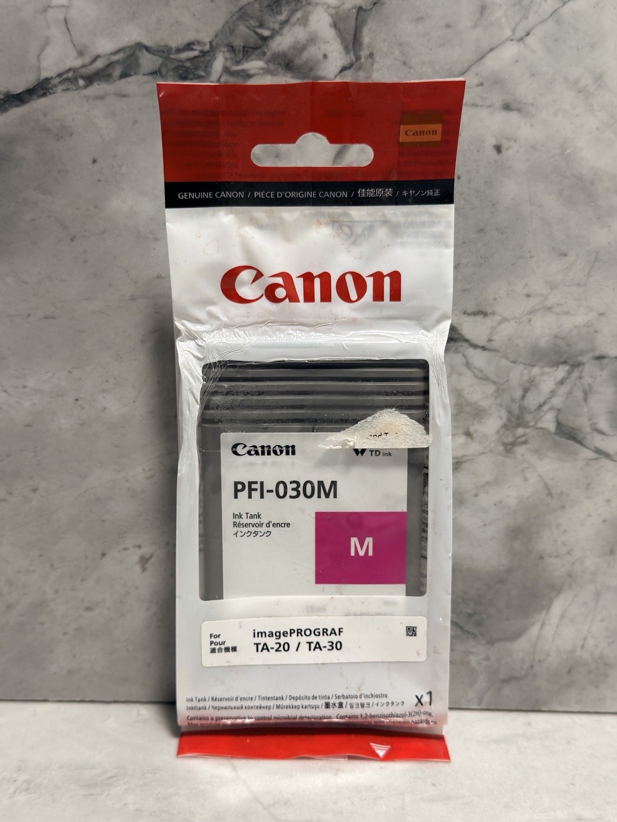 Canon GENUINE PFI-030M Magenta Ink Tank 55ml 10/2027 Sealed