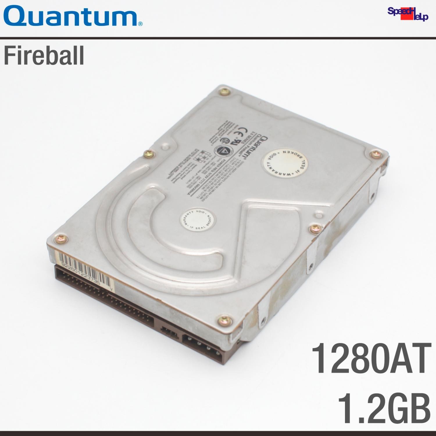 IDE ATA HDD QUANTUM FIREBALL 1280AT FB12A012 1.28GB 1280MB Hard Drive