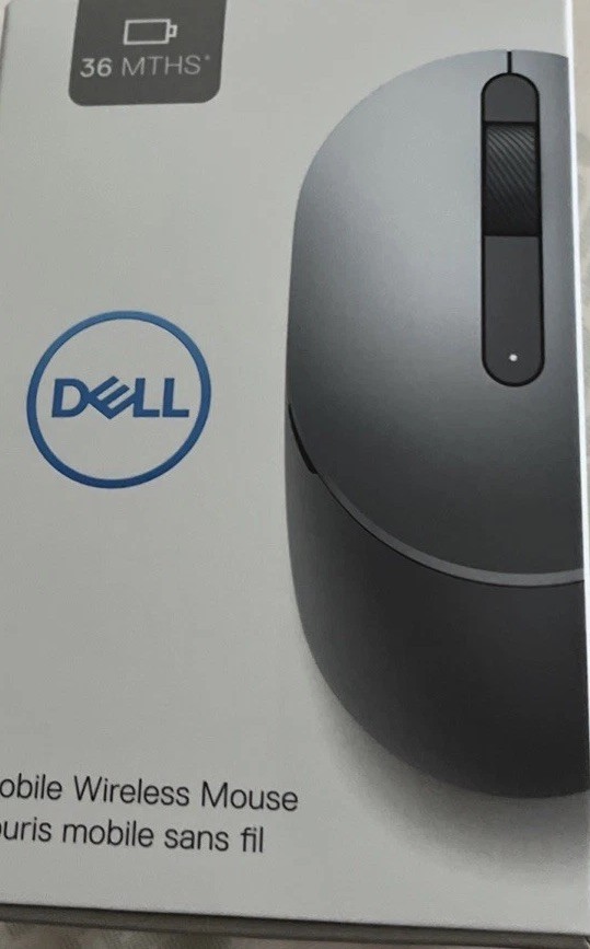 Dell MS3320W - Mobile Wireless Bluetooth Mouse - Titan Gray Brand New Sealed