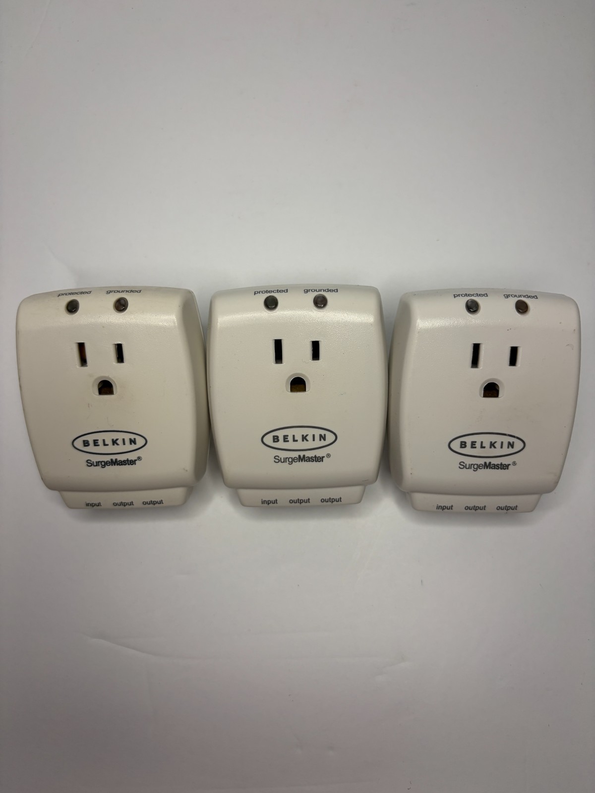 Belkin Mastercube Surge Protector Model F9H120-CW Computer Phone Fax - Lot of 3