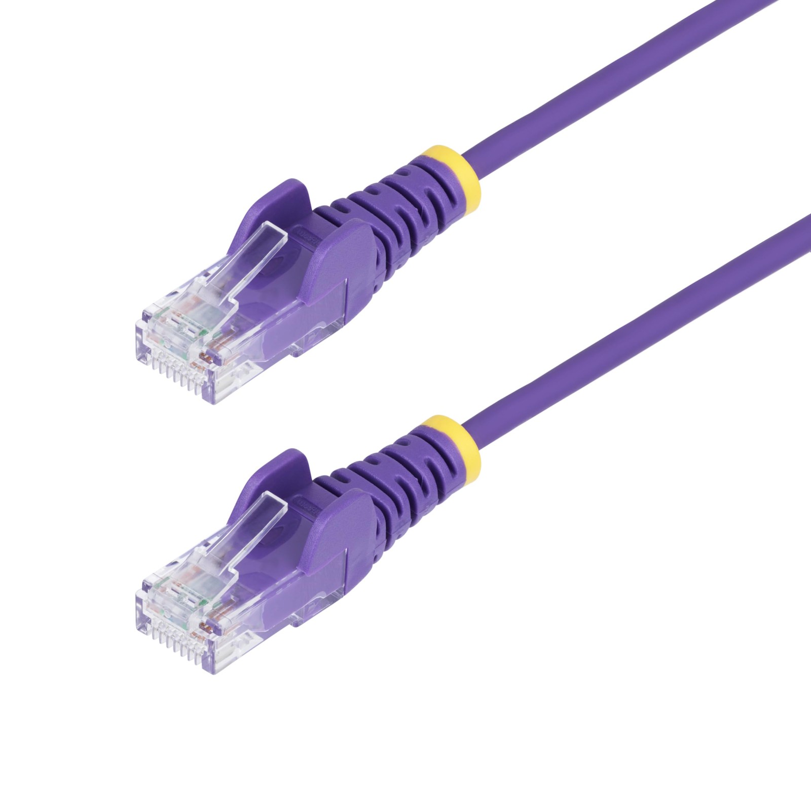 StarTech 10ft Cat6 Slim Ethernet Cable, LSZH, Purple (N6PAT10PLS)