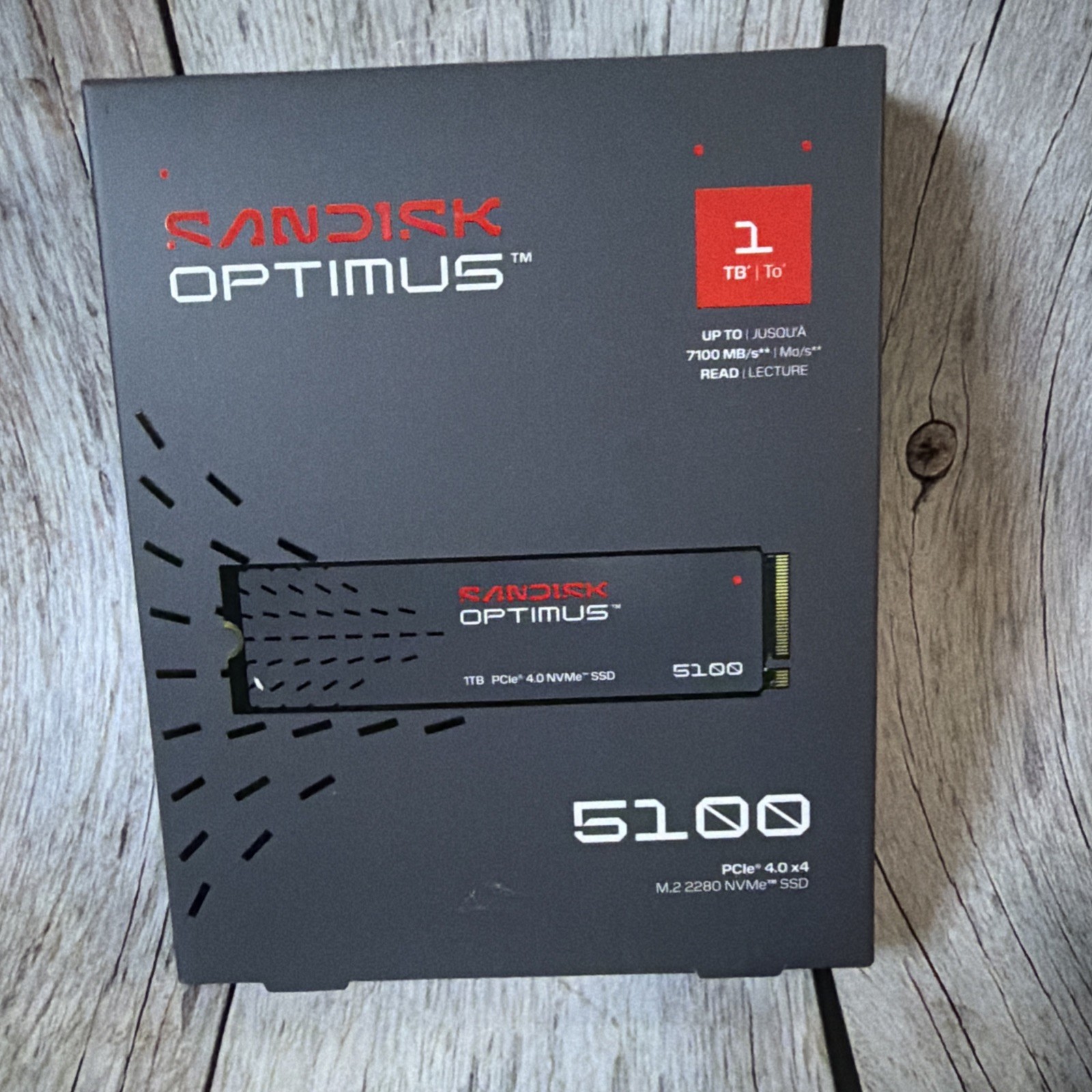 SanDisk Optimus 5100 M.2 2280 PCIe 4.0 NVMe SSD 1TB High Performance