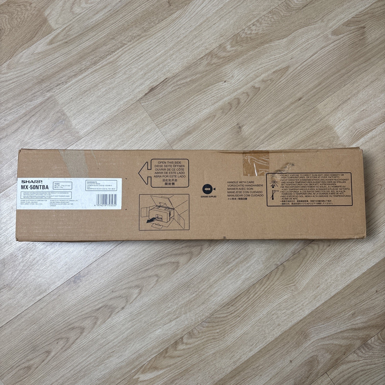 Genuine Sharp MX-50NTBA Black Toner Cartridge OEM MX-4100N MX-4101N MX-5000N