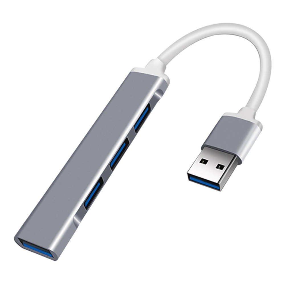 3X USB 3.0 4 Port Hub Splitter Slim & Sleek Aluminum for PC Mac Laptop Desktop🔥