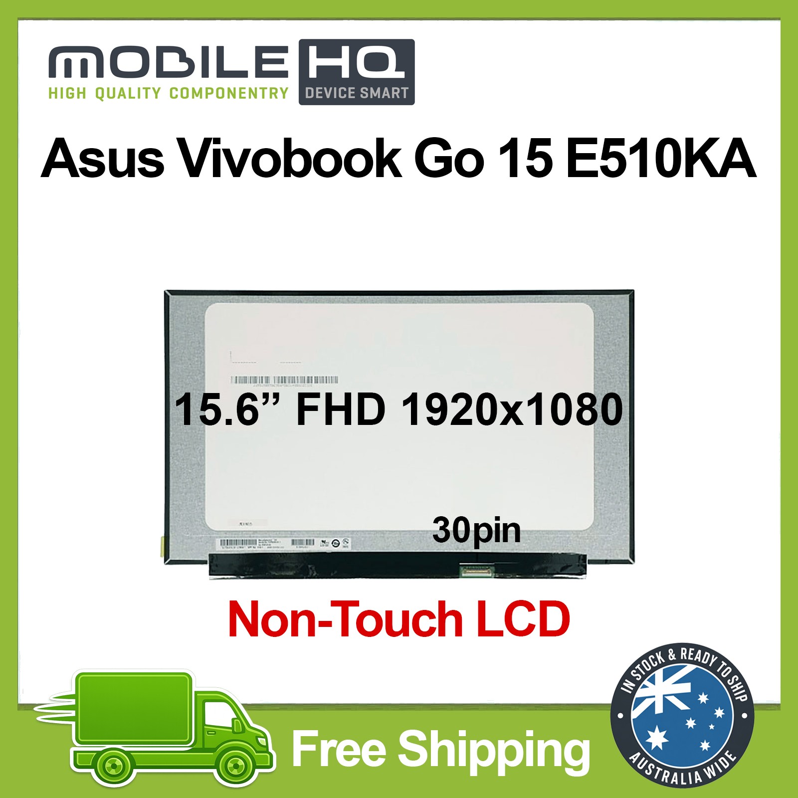 Asus Vivobook Go 15 E510KA 15.6" 1920x1080 LCD 30pin Screen