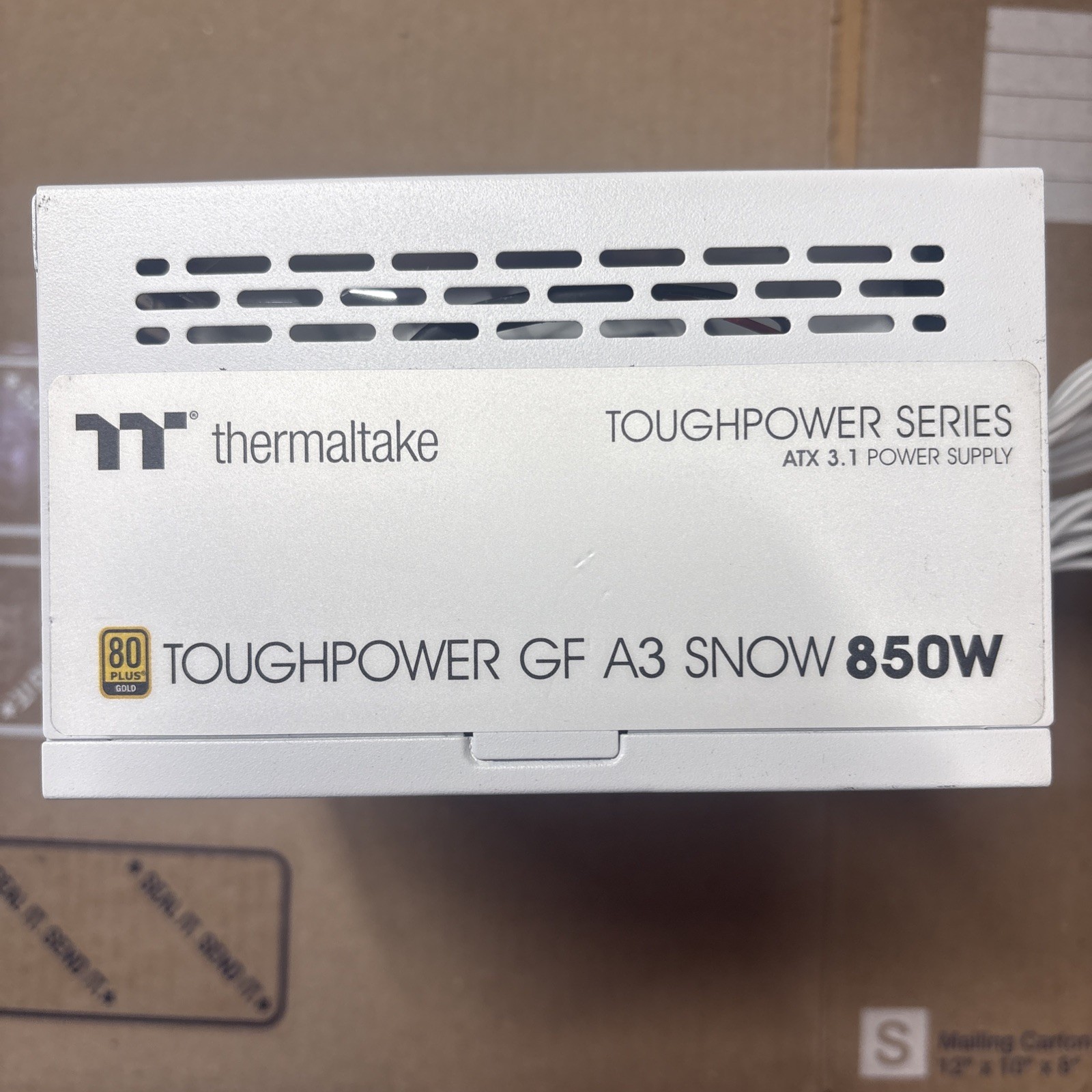 Thermaltake Toughpower GF1 Snow 850W 80 Plus Gold Fully Modular PSU READ DESC