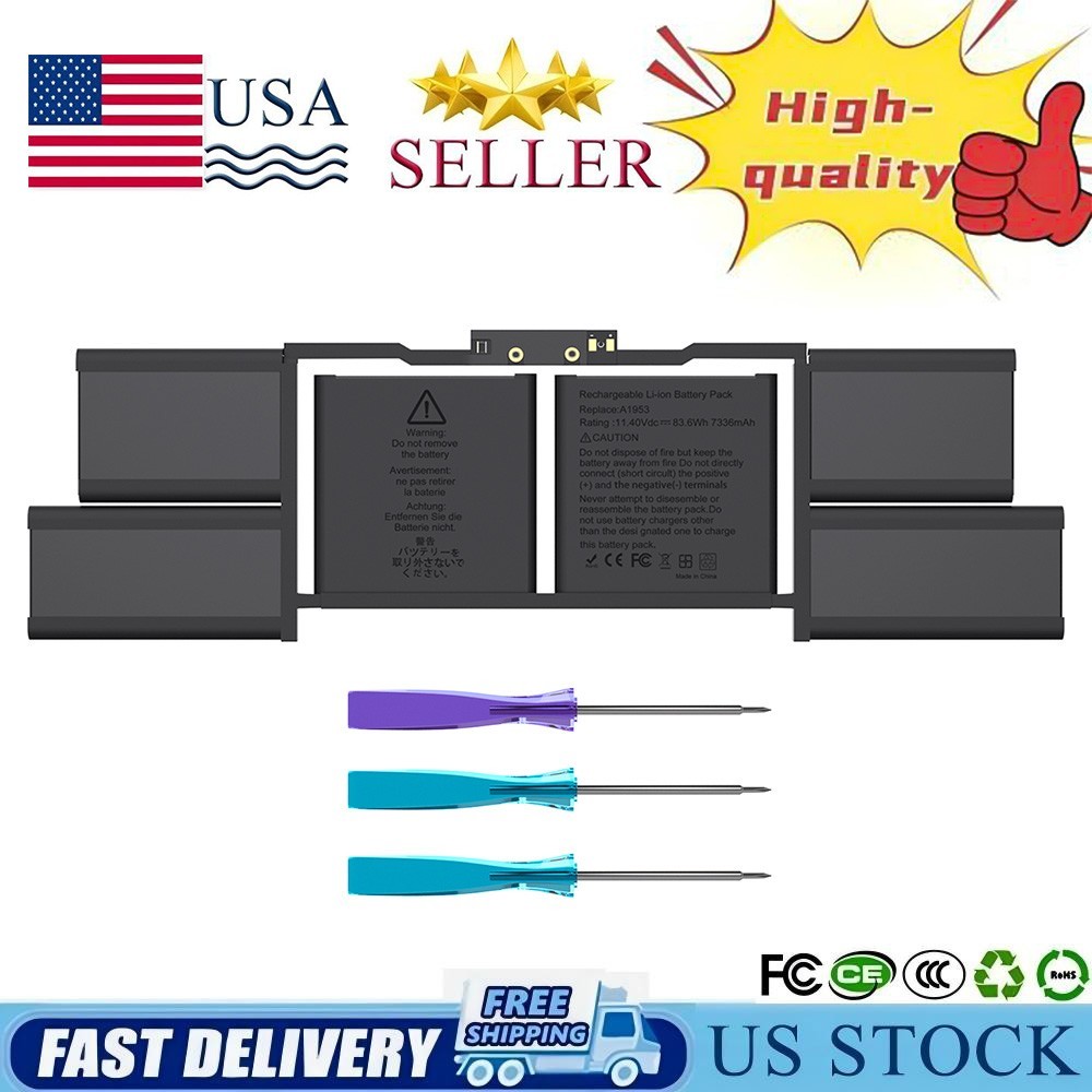A1953 New Genuine OEM Battery For Apple Mid 2018 2019 MacBook Pro 15 inch A1990