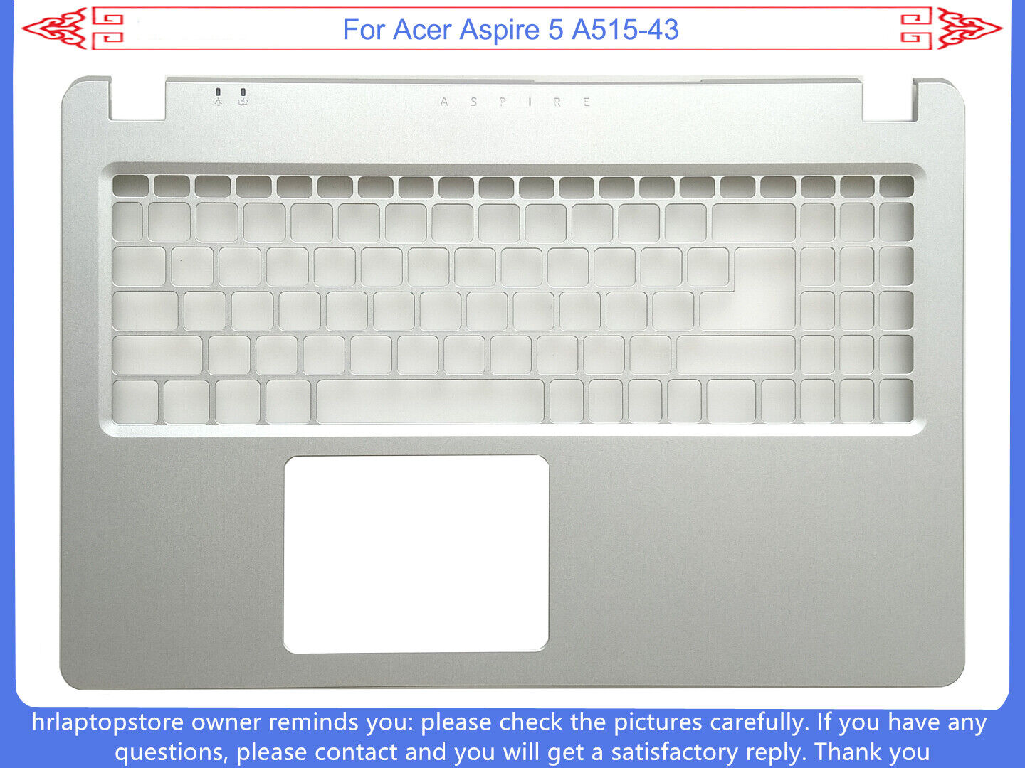 New For Acer Aspire 5 A515-43 Loptop Upper Case Palmrest Keyboard Cover C Shell
