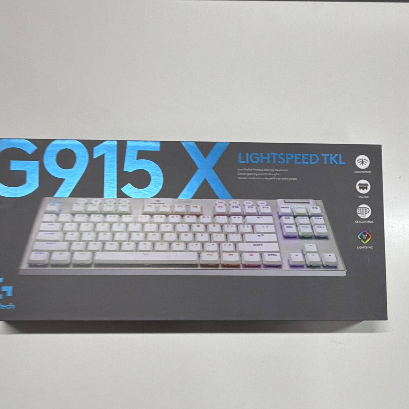 Logitech G G915 X LIGHTSPEED TKL Wireless Mechanical Keyboard QWERTY White