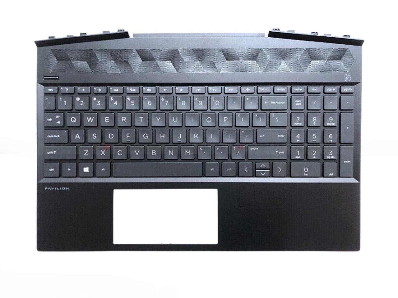 New/Orig HP Pavilion Gaming 15-DK TPN-C141 Palmrest Bezel US White-BL L57594-001