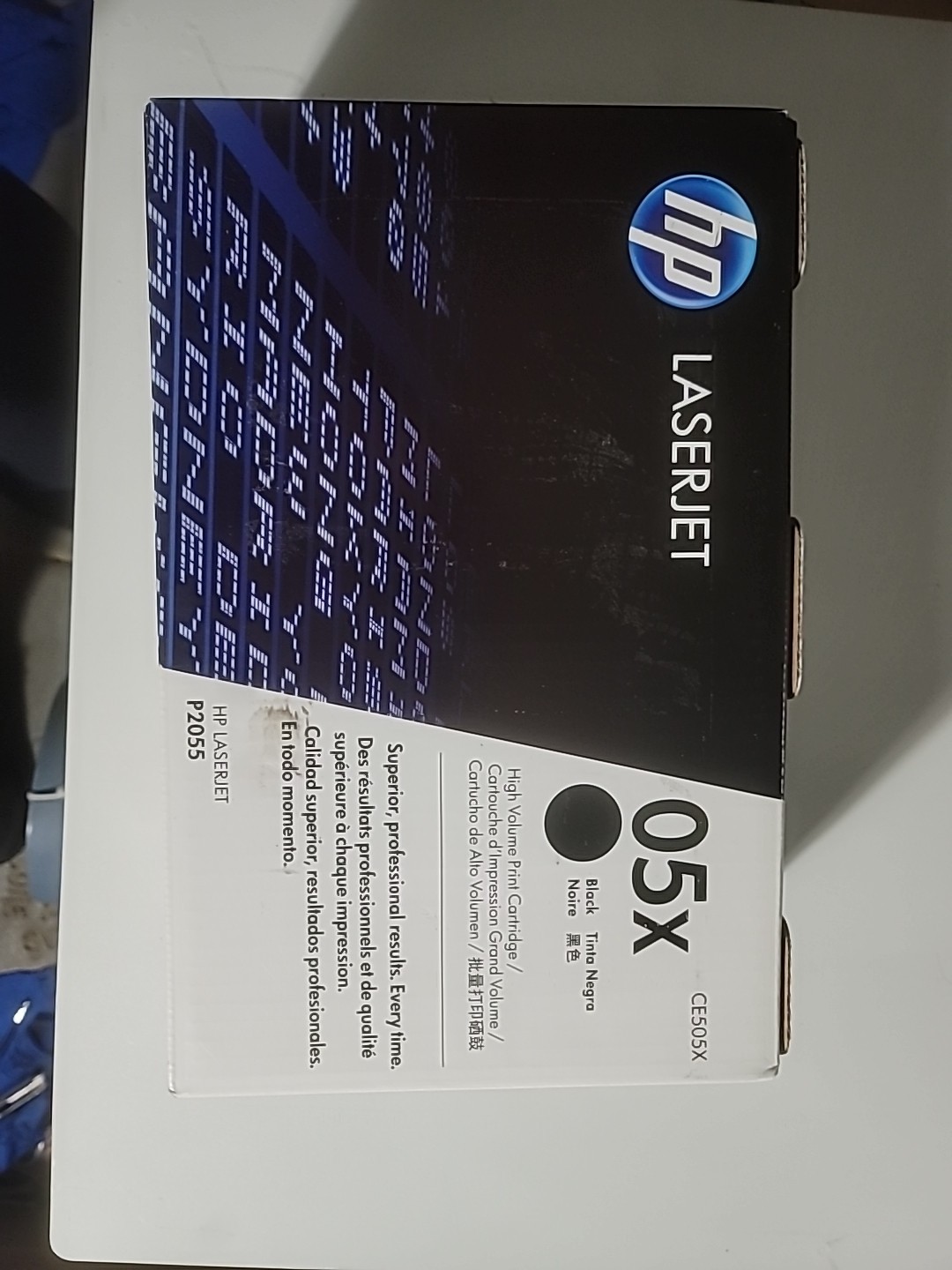Genuine HP 05X Black High Yield Toner Cartridge CE505X OEM Sealed Box