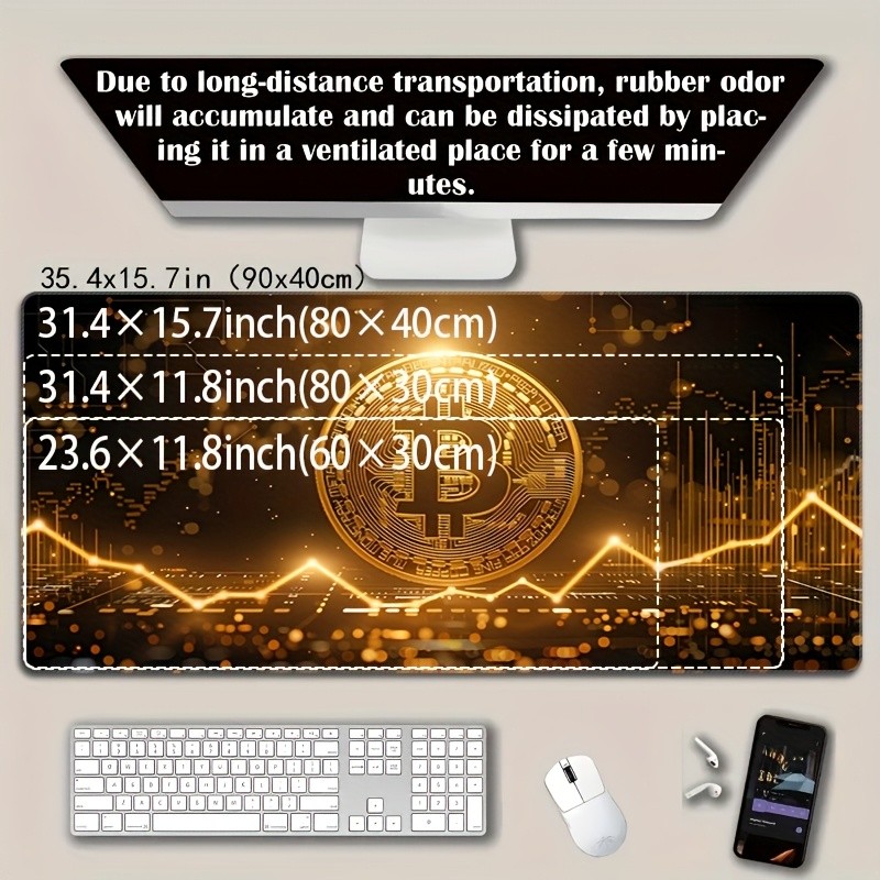 Stylish Creative Design Pattern High-Definition Mouse Pad, Ultra-Large Non-Sli