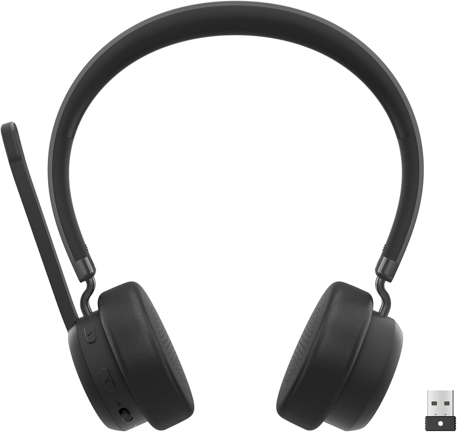 Lenovo Wireless VoIP Headset Teams Certified, Noise-Canceling Mic, Bluetooth 5.3