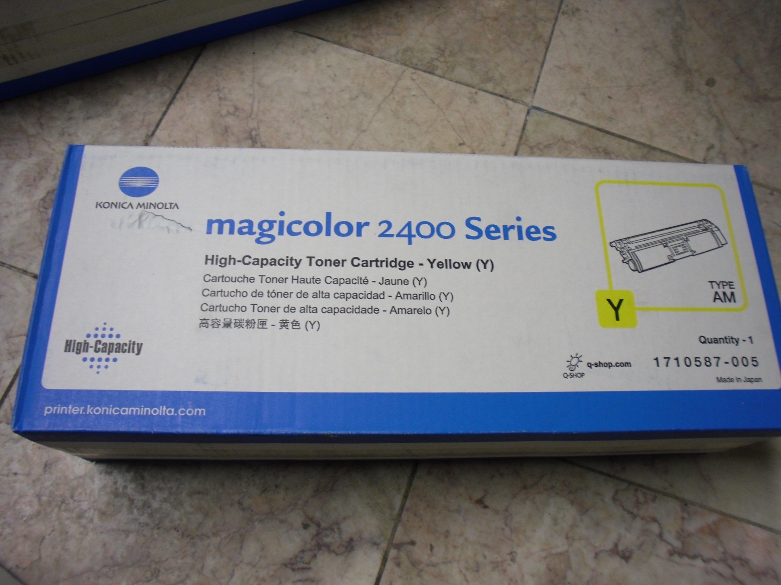 Genuine Konica Minolta 2400 2430 2480MF 2500W 2590MF HY Toner Yellow 1710587-005