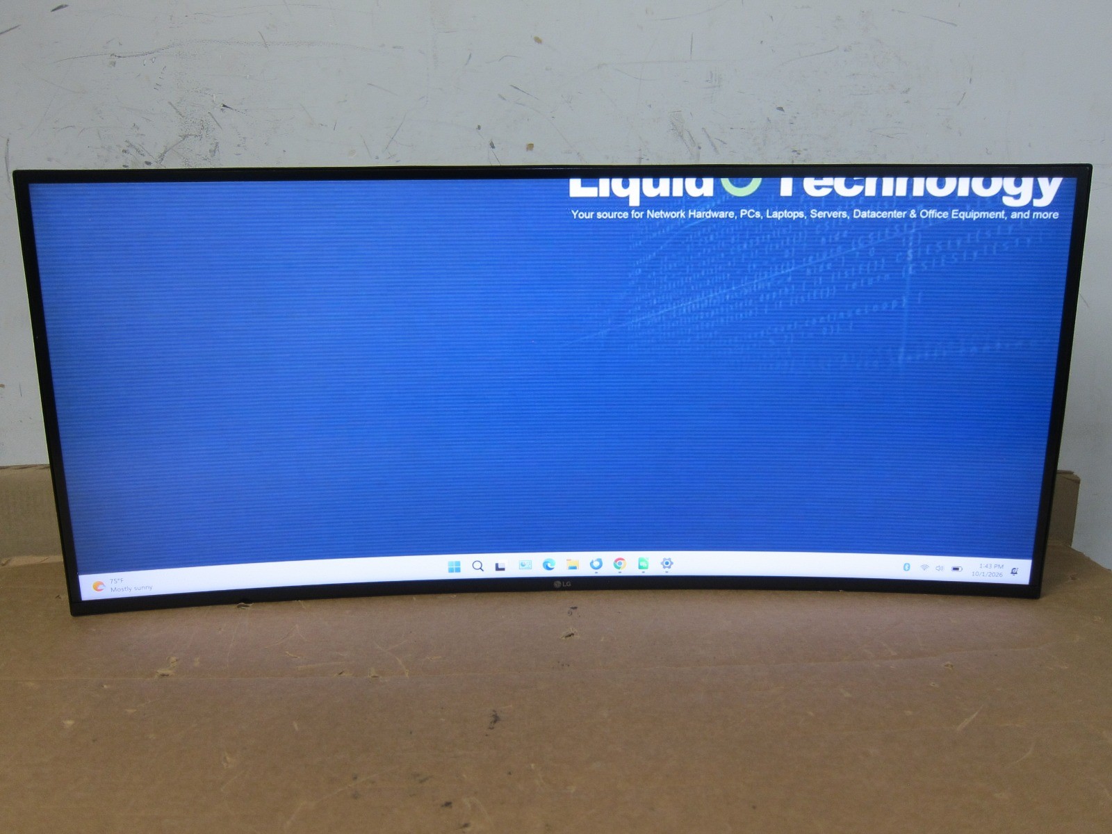 LG 34WN80C-B 34" 21:9 Curved WQHD IPS Display- No Stand/Adapter - Grade C