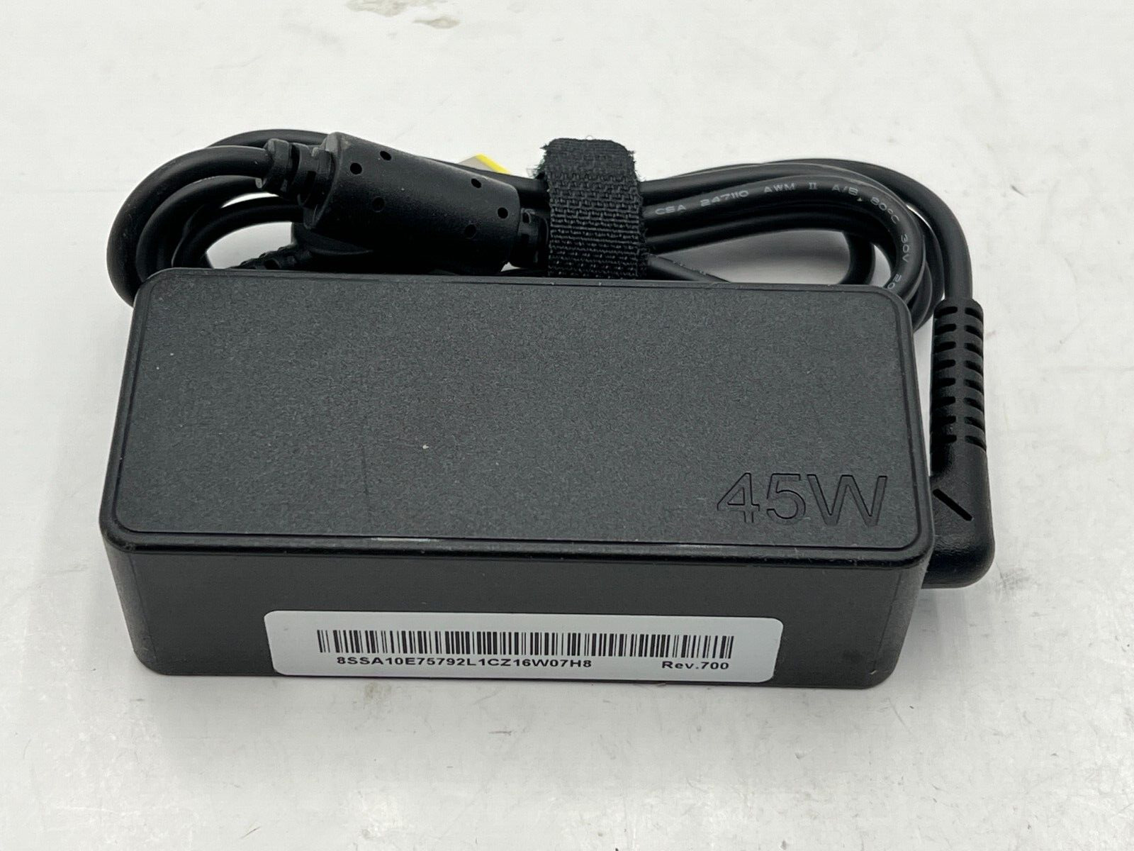 (QTY 2) LENOVO Thinkpad 45W 20V AC Power Adapter Charger Yellow Square Tip
