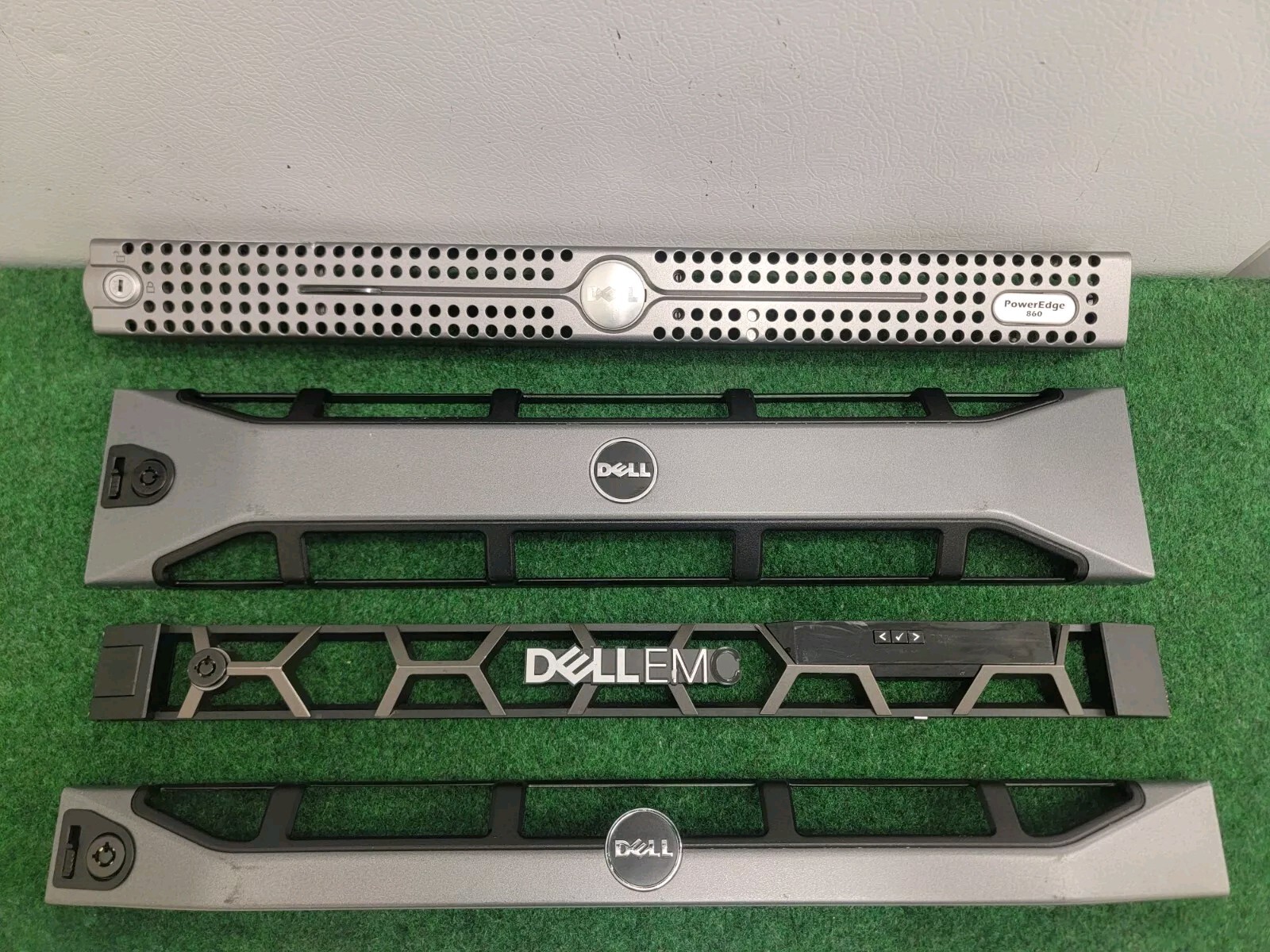 Lot of 4 Dell EMC Front Bezel - No Key Only One Has Key - USED