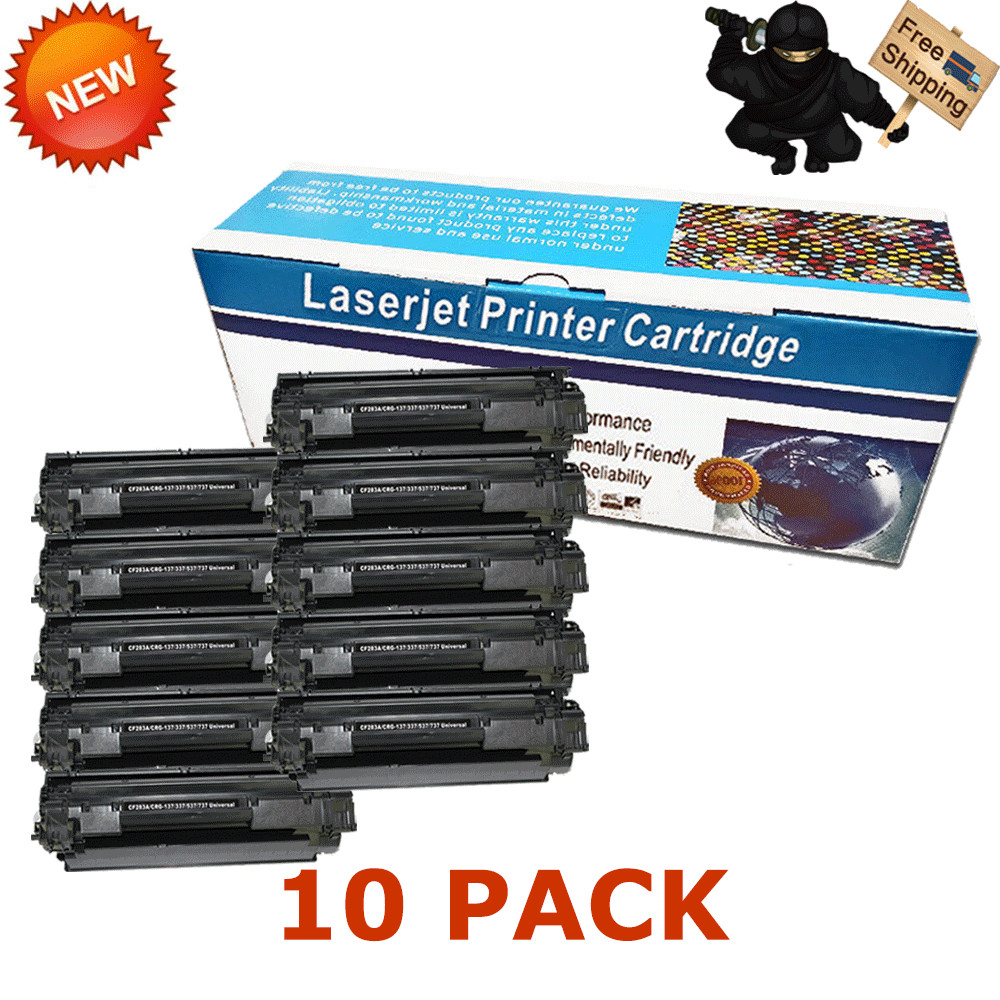 10-Pk/Pack 137 CRG137 Toner for Canon ImageClass MF227dw MF232w MF216n MF249