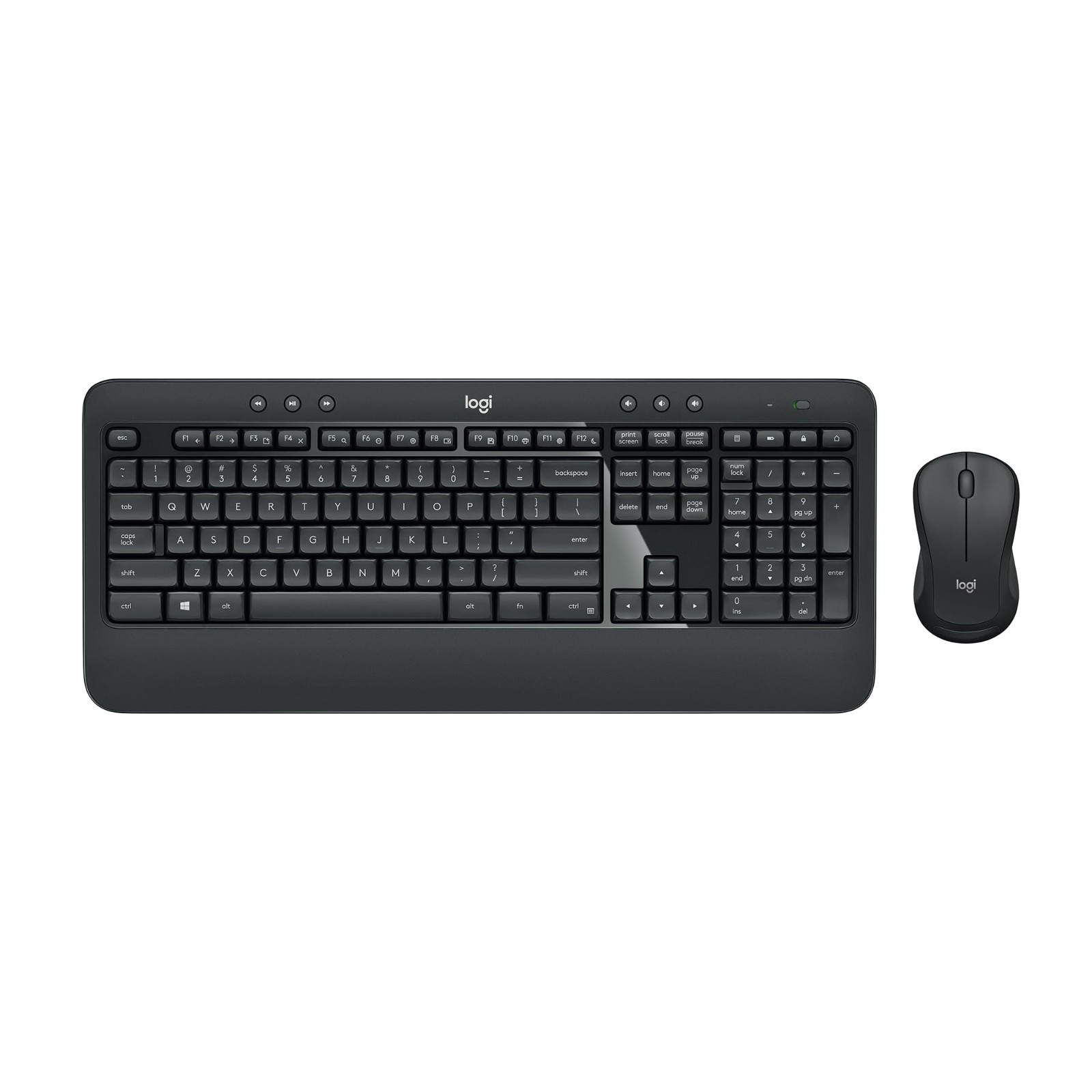 Logitech Advanced Complete Wireless Keyboard and Mouse Combo 2 Full Size MK540E