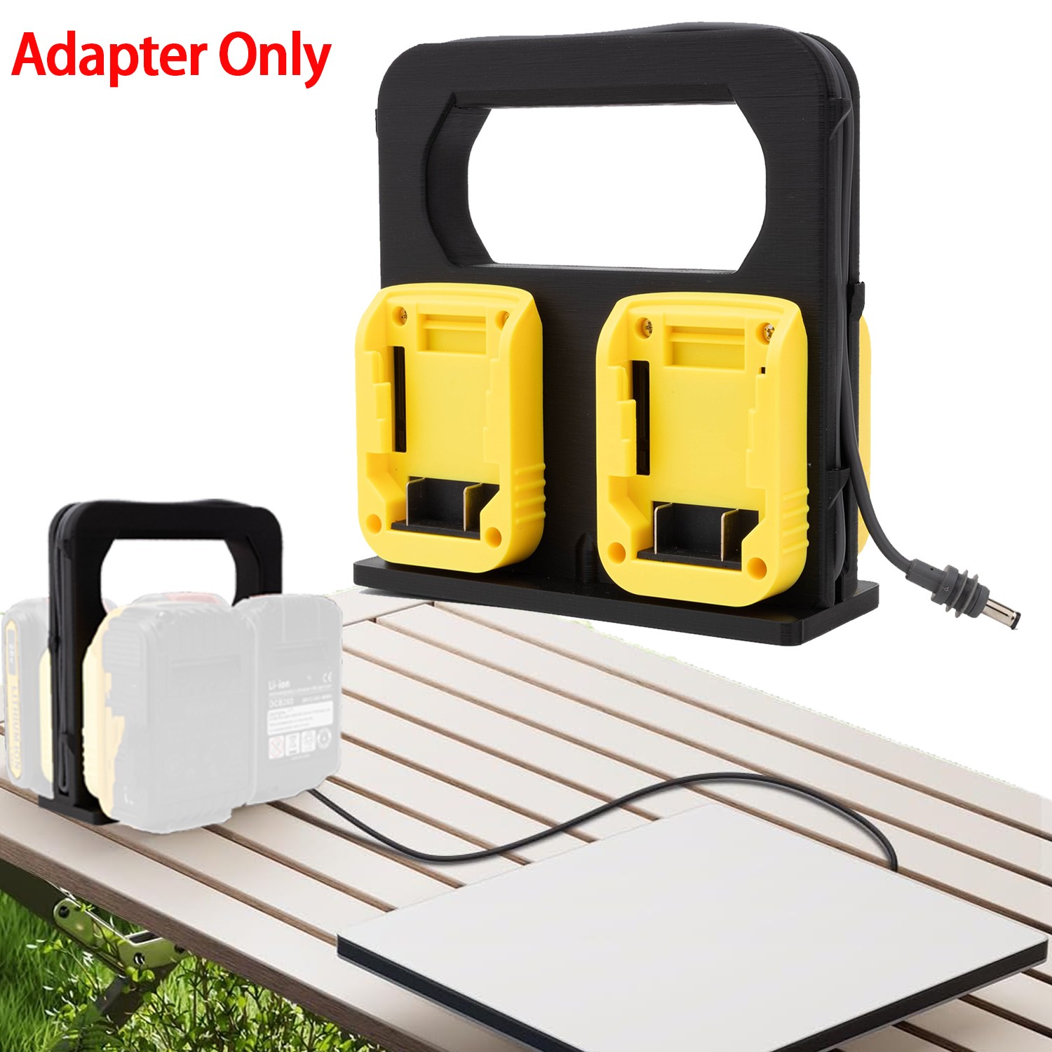 4X For Dewalt 20V Battery Starlink Mini DC Power Adapter Expander for Camping