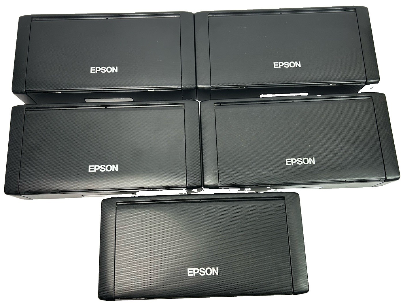 Lot Of 5 Epson Workforce WF-100 B581A Portable Printer Printers No Power Supply