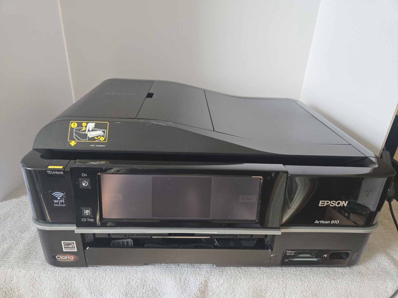 Epson Artisan 810 Inkjet All-In-One Printer Scanner Copier Fax Wi-Fi USB