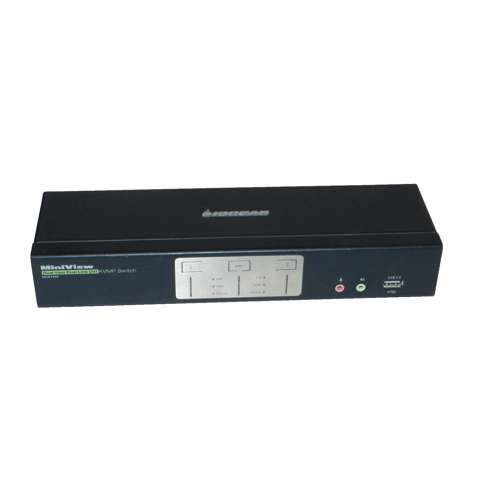 Iogear GCS1642 MiniView 2 portDual View Dual-Link DVI KVMP Switch w/Audio