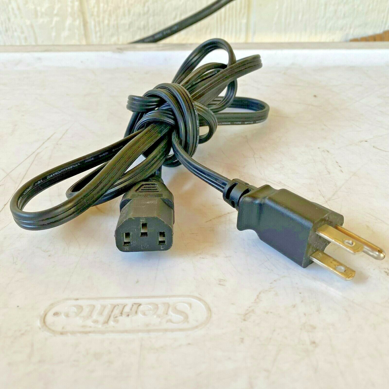 6 Feet 3-Prong Computer Power Cord Universal PC Cable Standard Wire 