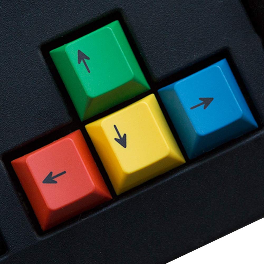 Kelendle 4 Pcs Personalized Colorful PBT Cherry Profile Gaming Keycaps Replac...