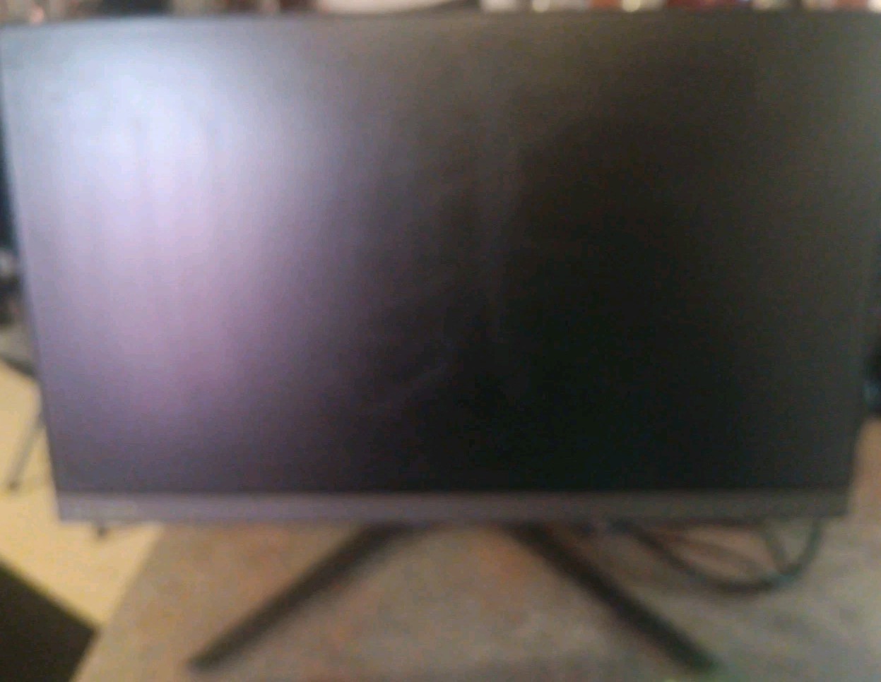 One Owner Lenovo Wide 22" LCD Tilt Monitor w/ All Wire Connections Included 