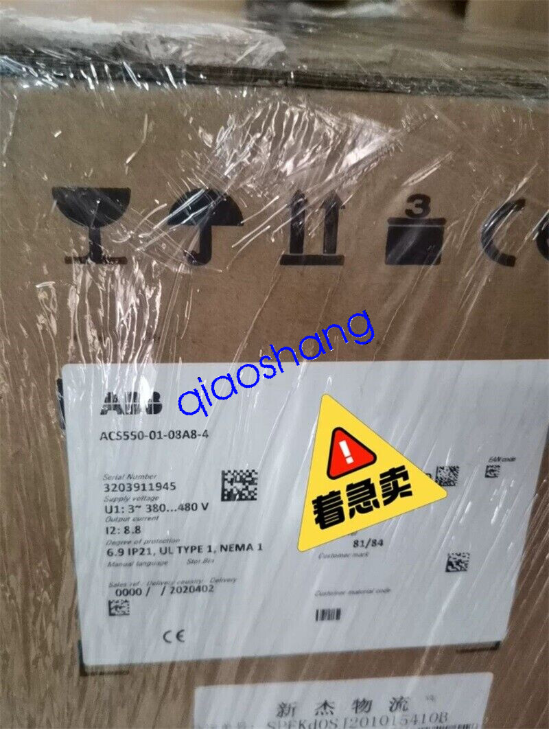 1PCS New ABB ACS550-01-08A8-4 Inverter  FedEx or DHL