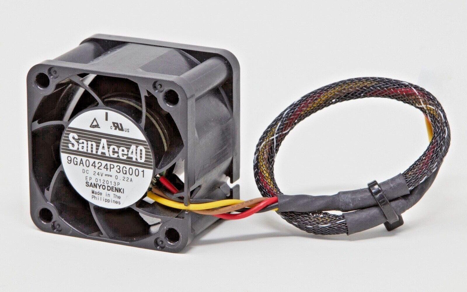 2pcs Sanyo Denki SanAce40 40mm DC Brushless Fan 9GA0424P3G001 NEW TAKEOFF