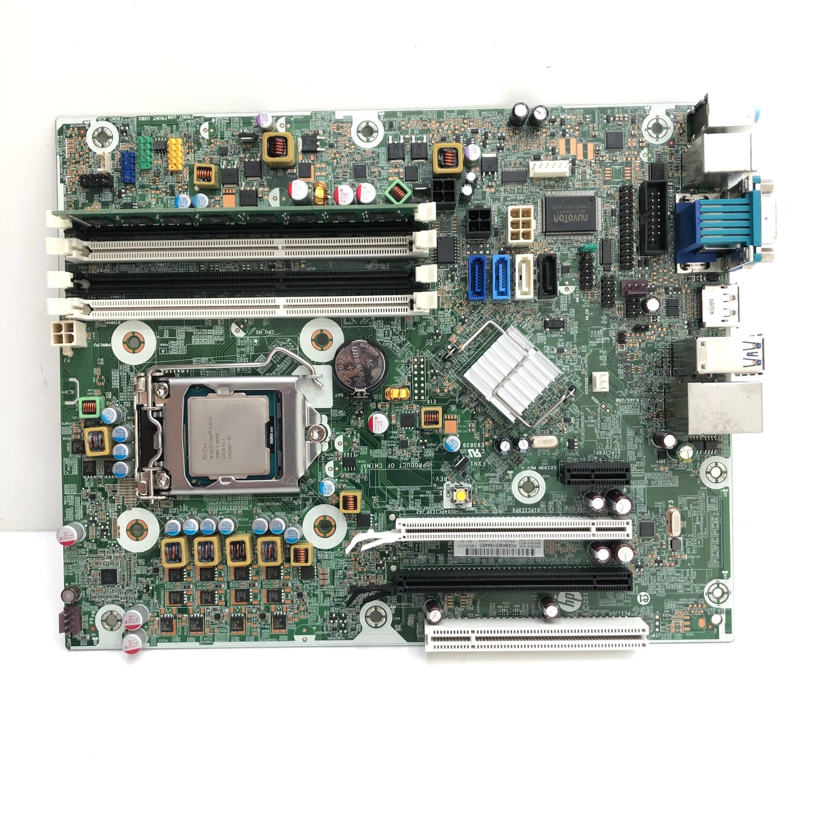 HP 656933-001 E162264 CM-4 94V-0 Desktop Motherboard w Intel i7-3770 & 8GB RAM