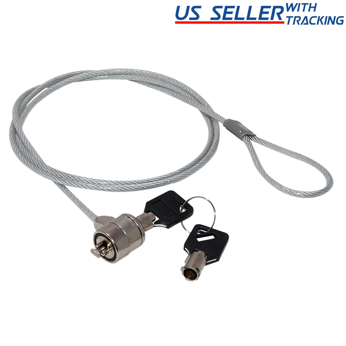 Lot 5 - Laptop Notebook Security Chain Cable with Key Lock