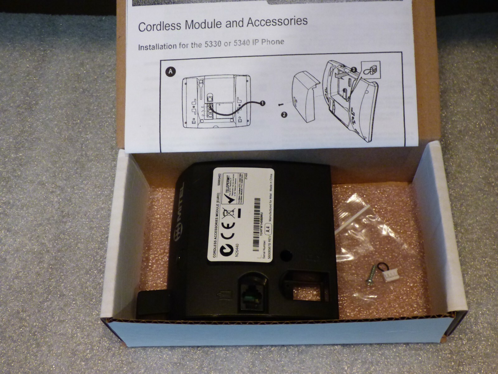 MITEL Cordless Headset MODULE 50005402 (EURO). 