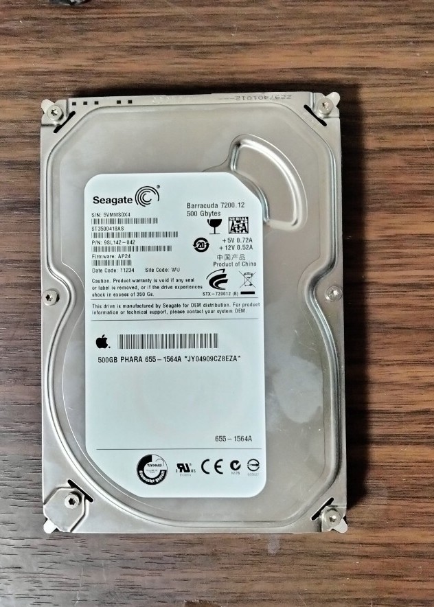 3.5-inch HDD: Functional test - Seagate 3500418AS (SATA connection)