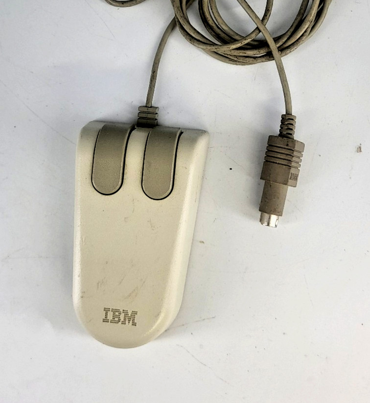 IBM 6450350 - Vintage Wired PS/2 Ball Mouse