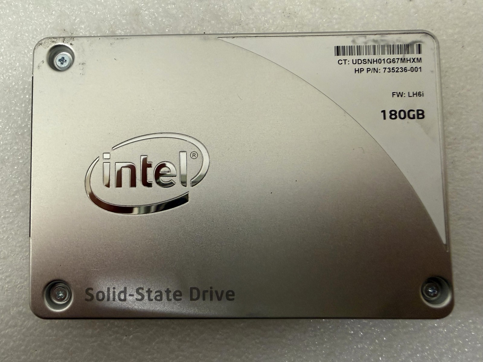 Intel Pro 1500 180GB 2.5" SATA SSD HP 735236-001 SSDSC2BF180A4H