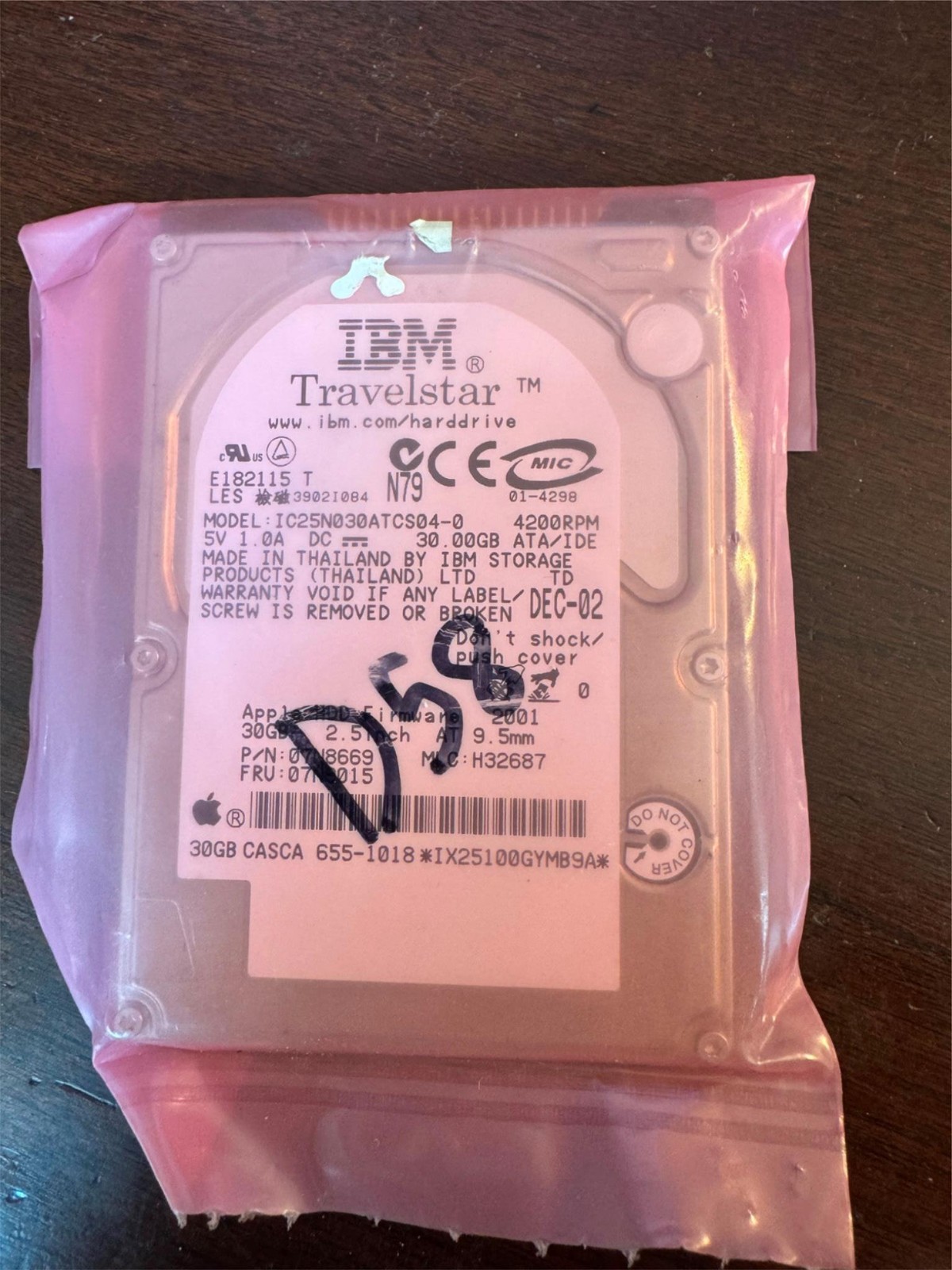 IBM IC25N030ATCS04-0 30GB Notebook  /Laptop Drives Hard Drives