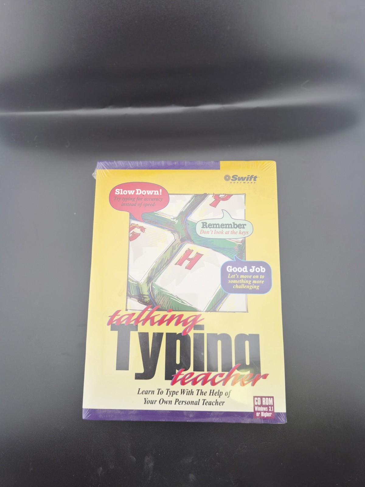 Swift Talking Typing Teacher for PC Windows 3.1 CD ROM