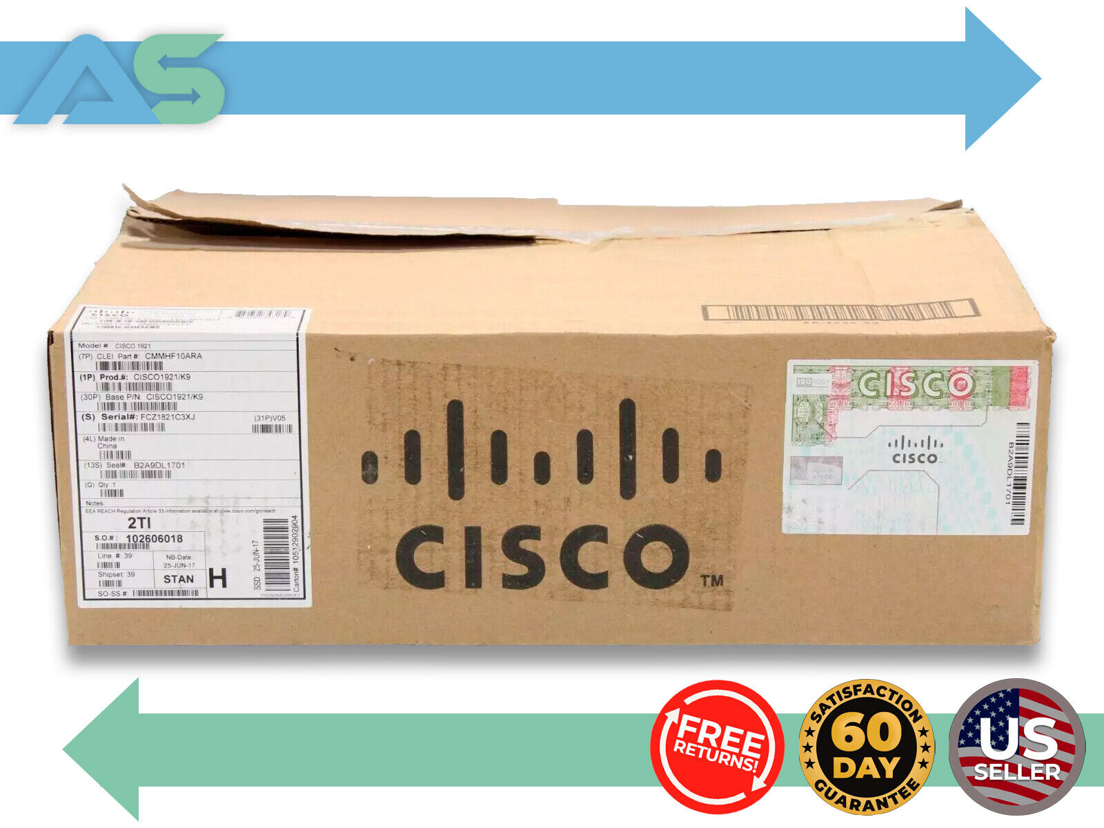Cisco Systems 1921 1900 Series Integrated Services Router, CISCO1921-SEC/K9