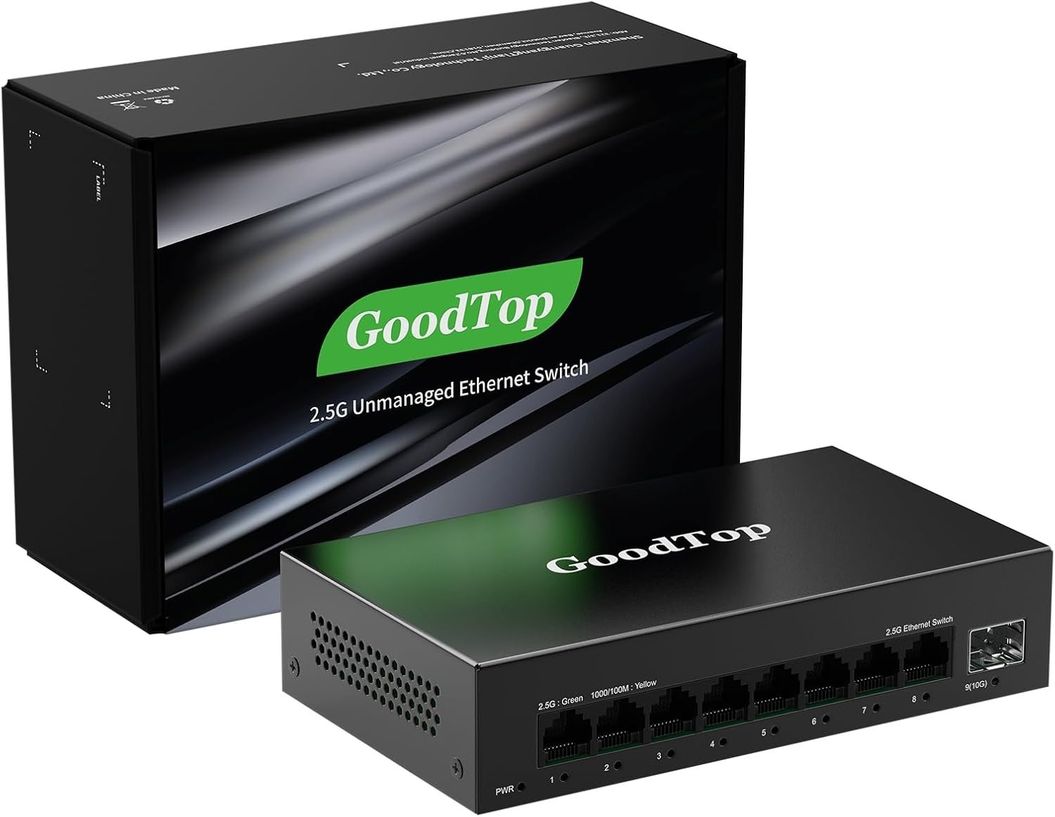 goodtop 8 Port 2.5Gb Switch w/10GB SFP+