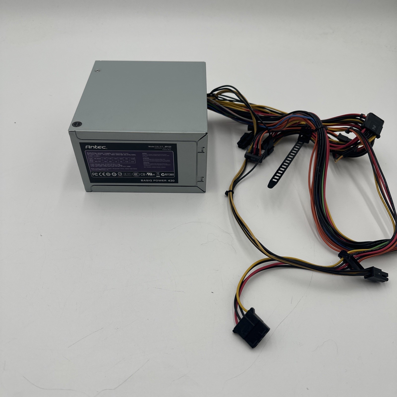 Antec Basiq BP430 430W Power Supply Untested Model REV.01F